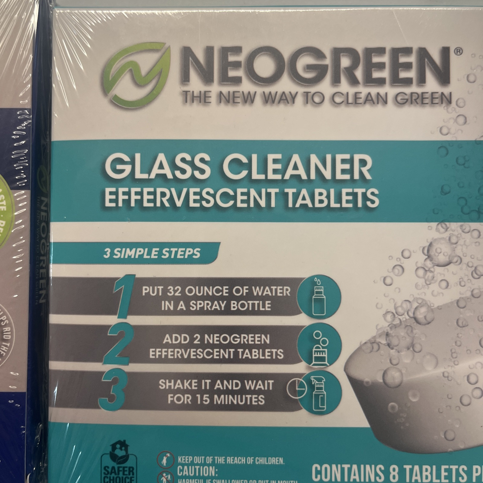 Neogreen Heavy Duty Grease Cleaner & Glass Cleaner Effervescent Tablets