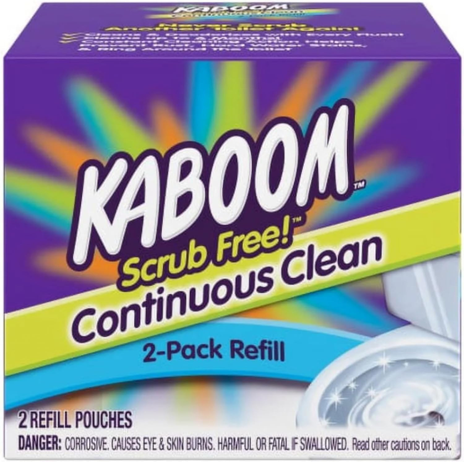 Scrub Free! Continuous Clean Toilet Cleaning Refill Tablets (2 Count per Package