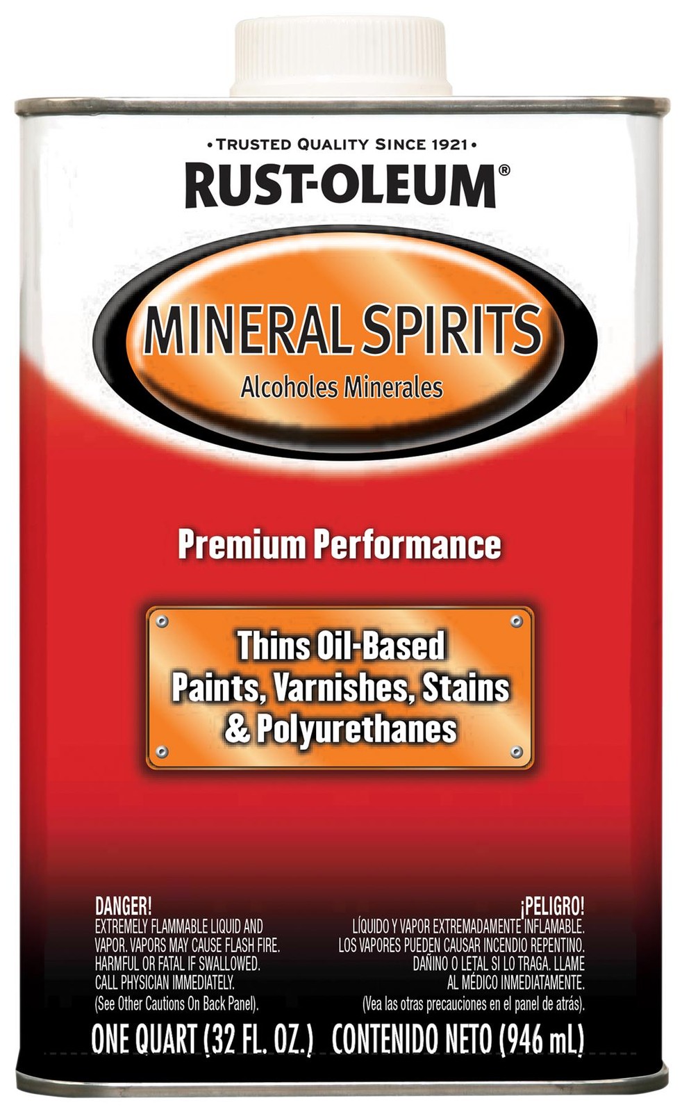 Rust-Oleum Automotive Mineral Spirits, Quart – 253351