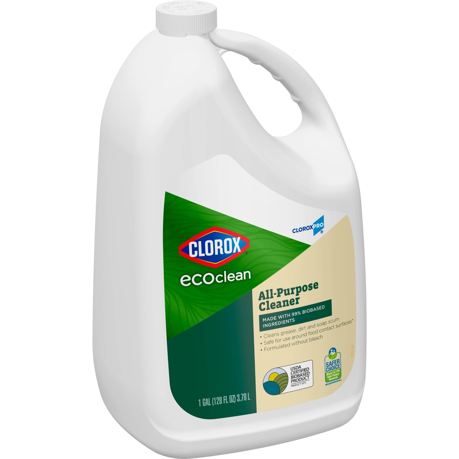 Eco-Friendly All-Purpose Cleaner Refill, 128 oz, Pack of 4 – Powerful & Versatil