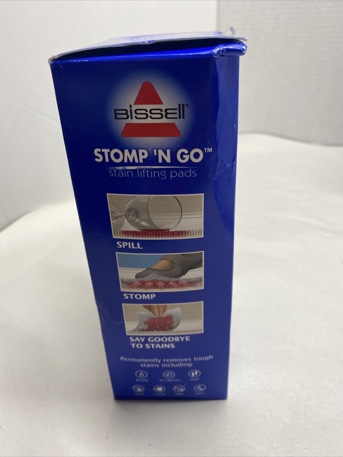 Bissell Stomp ‘N’ Go Stain Lifting Pads Pre-moistened 5 Total Pads NEW