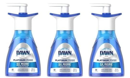 Dawn Ultra Original Dish Soap 10.1 Fl Oz Pack of 3 Absorbs 5X More Grease
