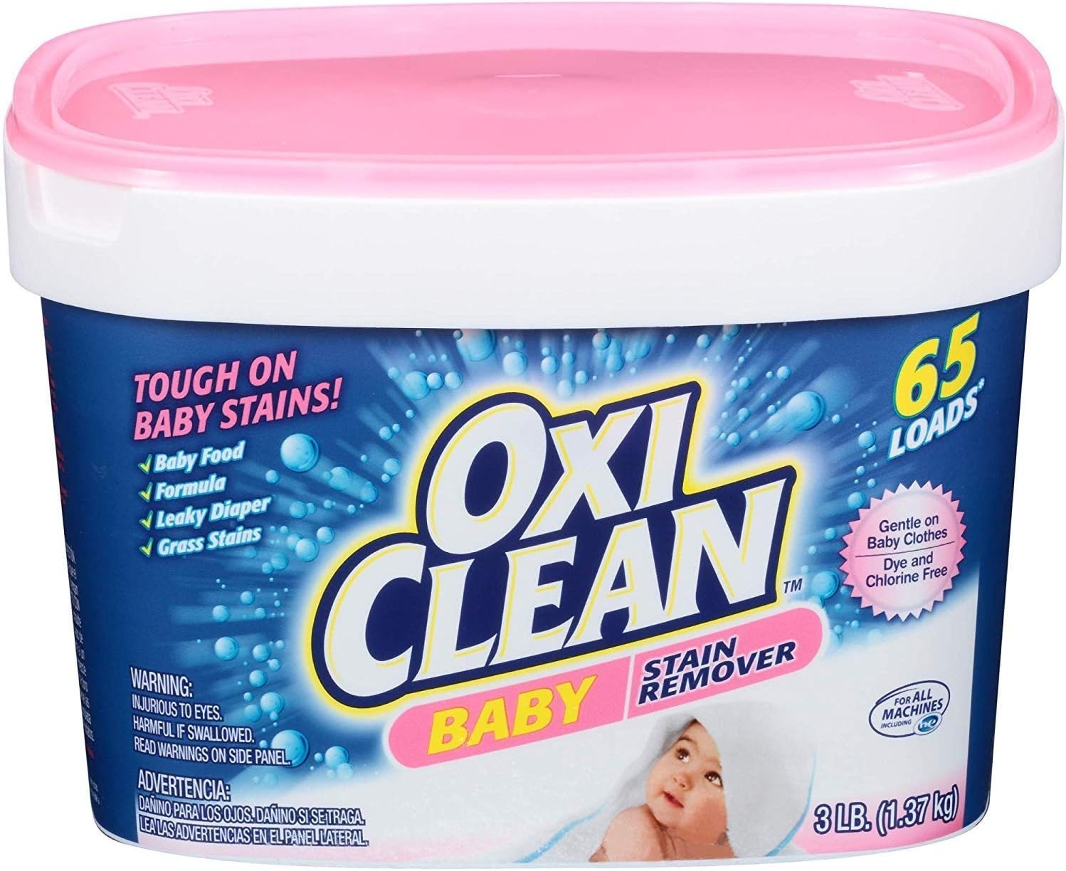 Baby Stain Fighter, Soaker, 3 lb Tub Baby Stain Soaker (2 Pack)