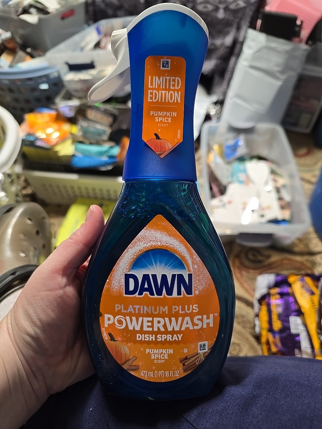 Limited Edition Dawn Powerwash Dish Spray Pumpkin Spice Platinum Plus New 1 Pack