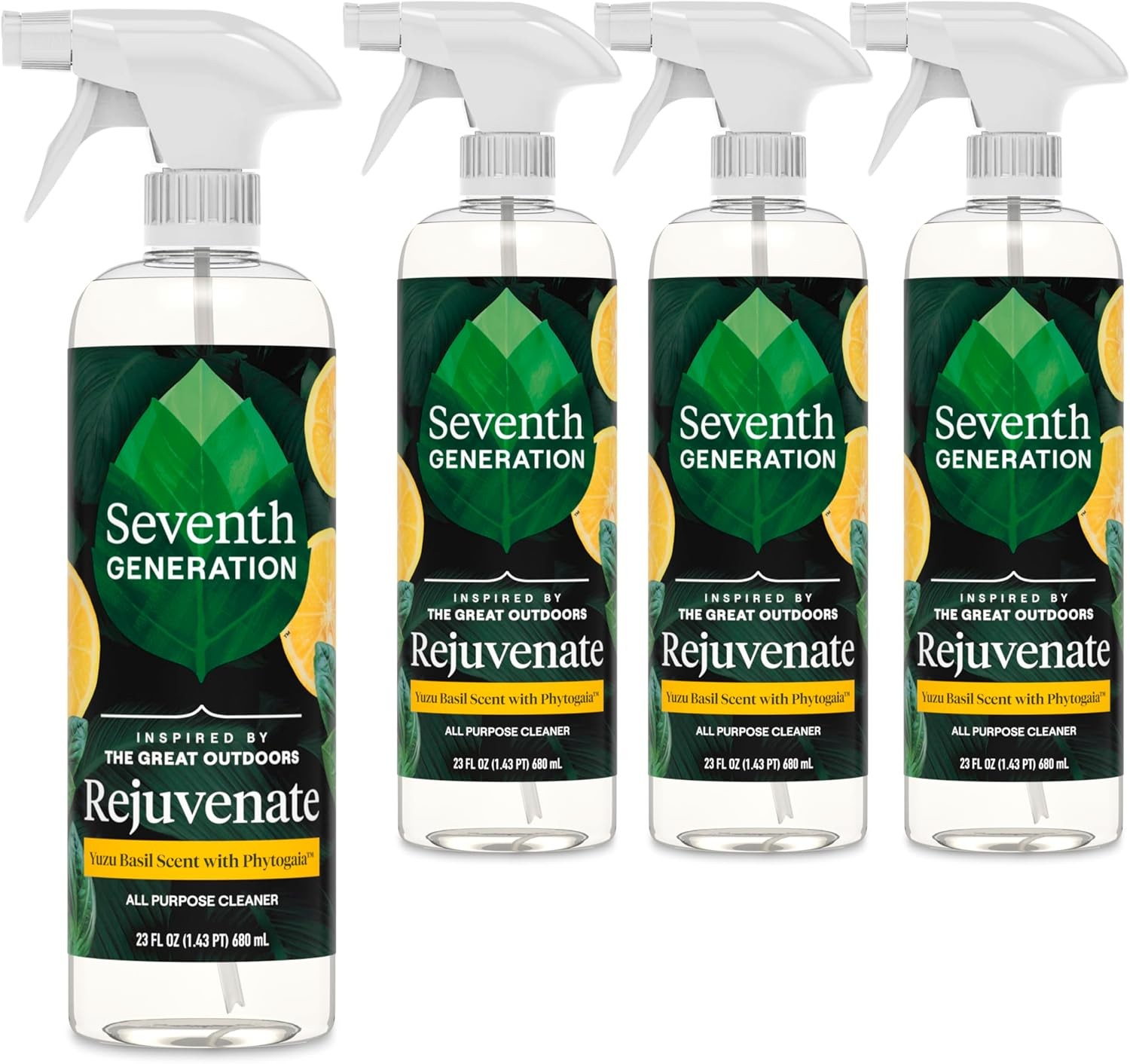 Seventh Generation All Purpose Cleaner Yuzu Basil Spray 4 Pack
