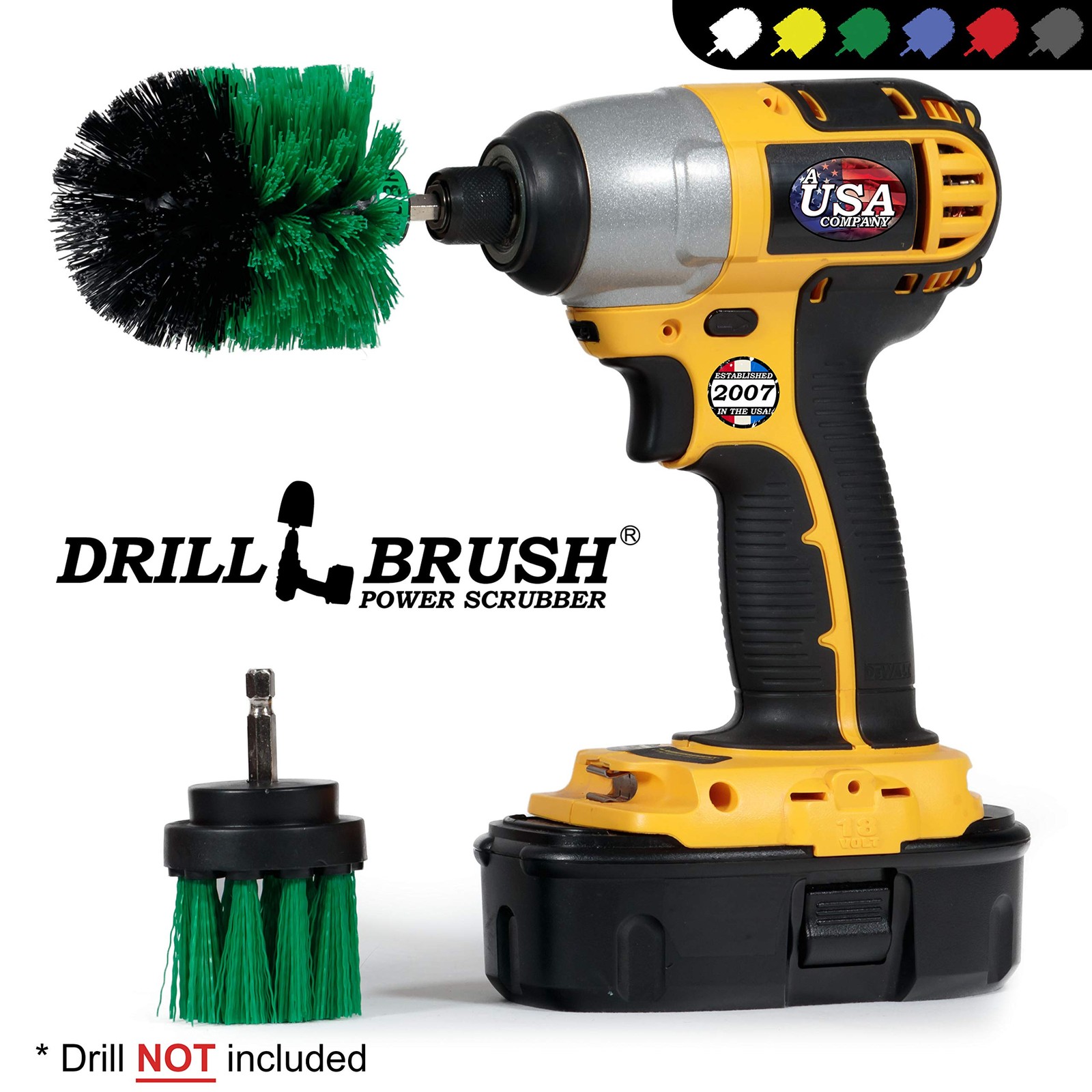 Drill Powered Kitchen Cleaning Brushes – Oven Cleaning Tools – Fridge Stain R…