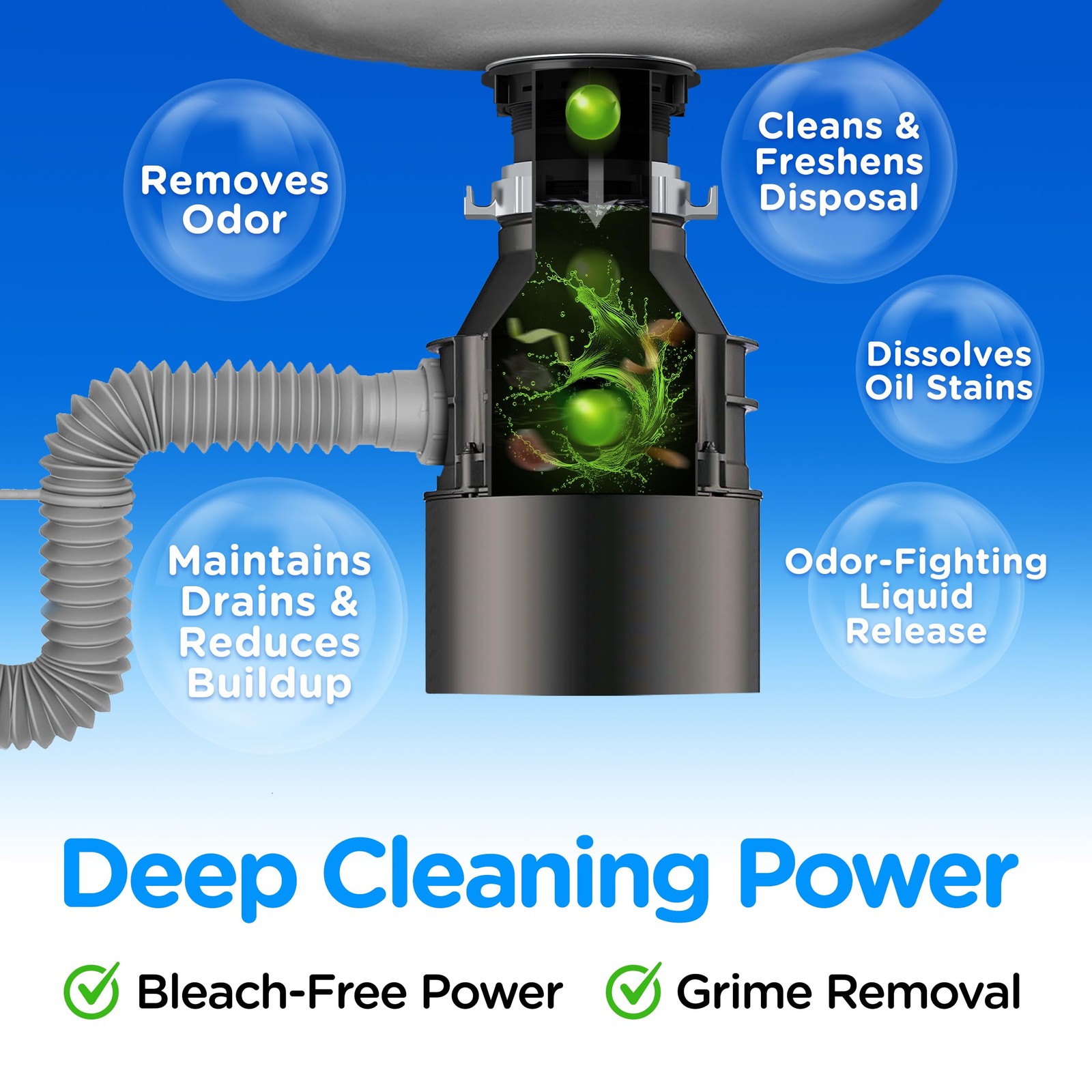 60 Count Plink Garbage Disposal Cleaner Deodorizer Assorted Scents Fresh