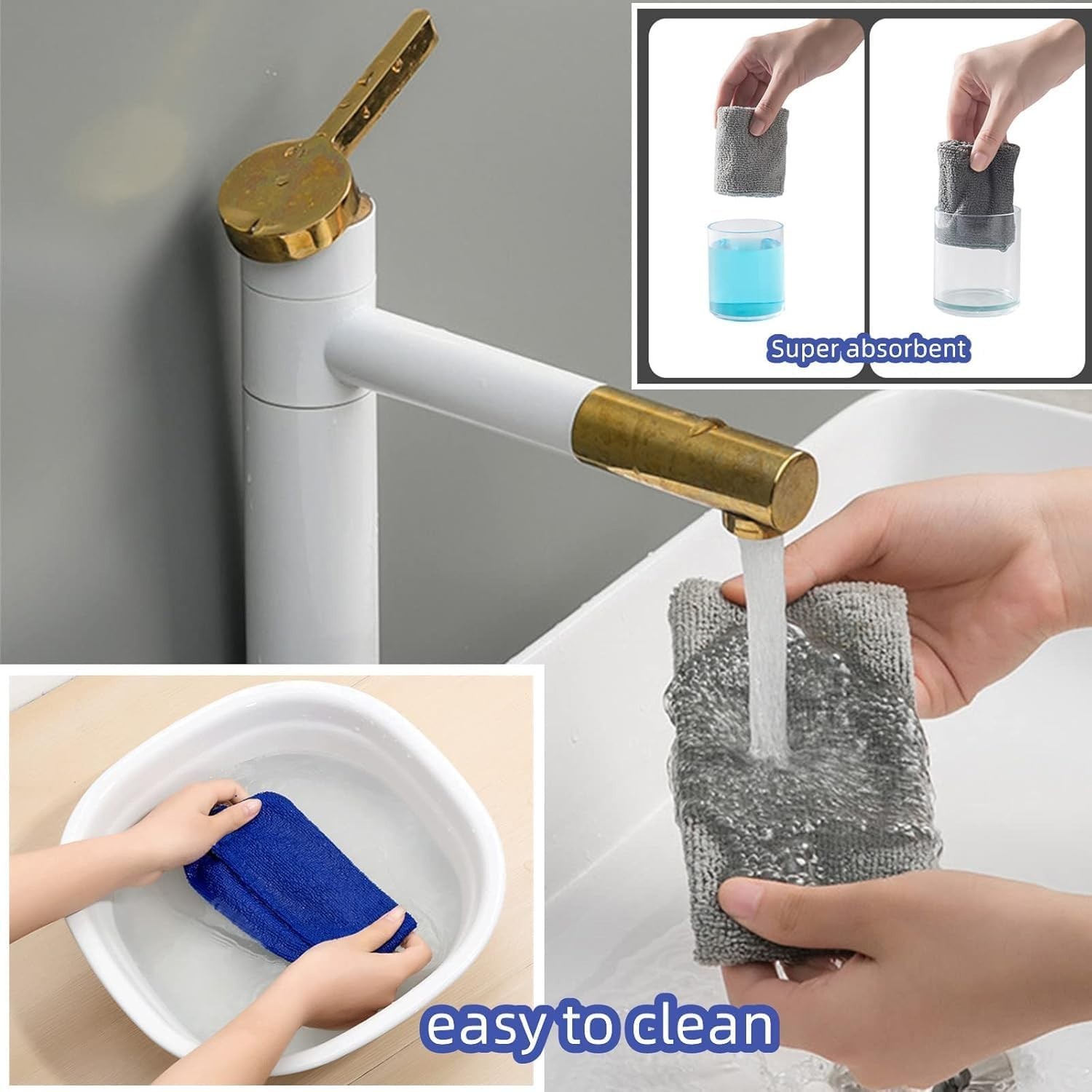 Retractable Gap Dust Cleaner Brush with Long Handle 30 to 100 inches, Cleanin…