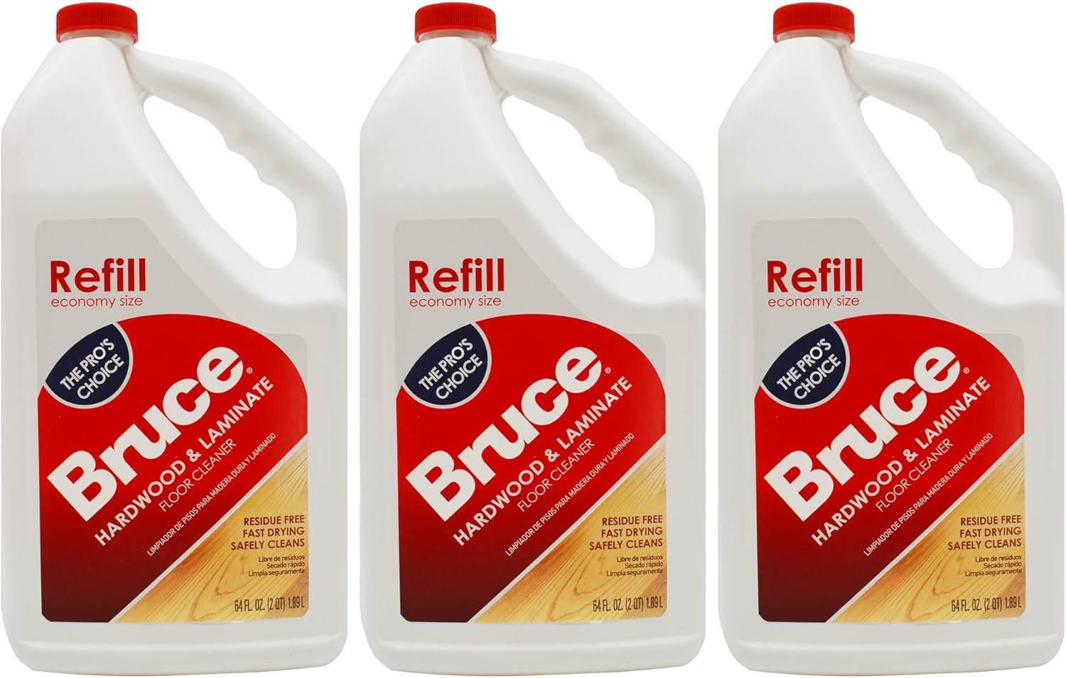 Hardwood and Laminate Floor Cleaner for All No-Wax Urethane Finished Floors Refi