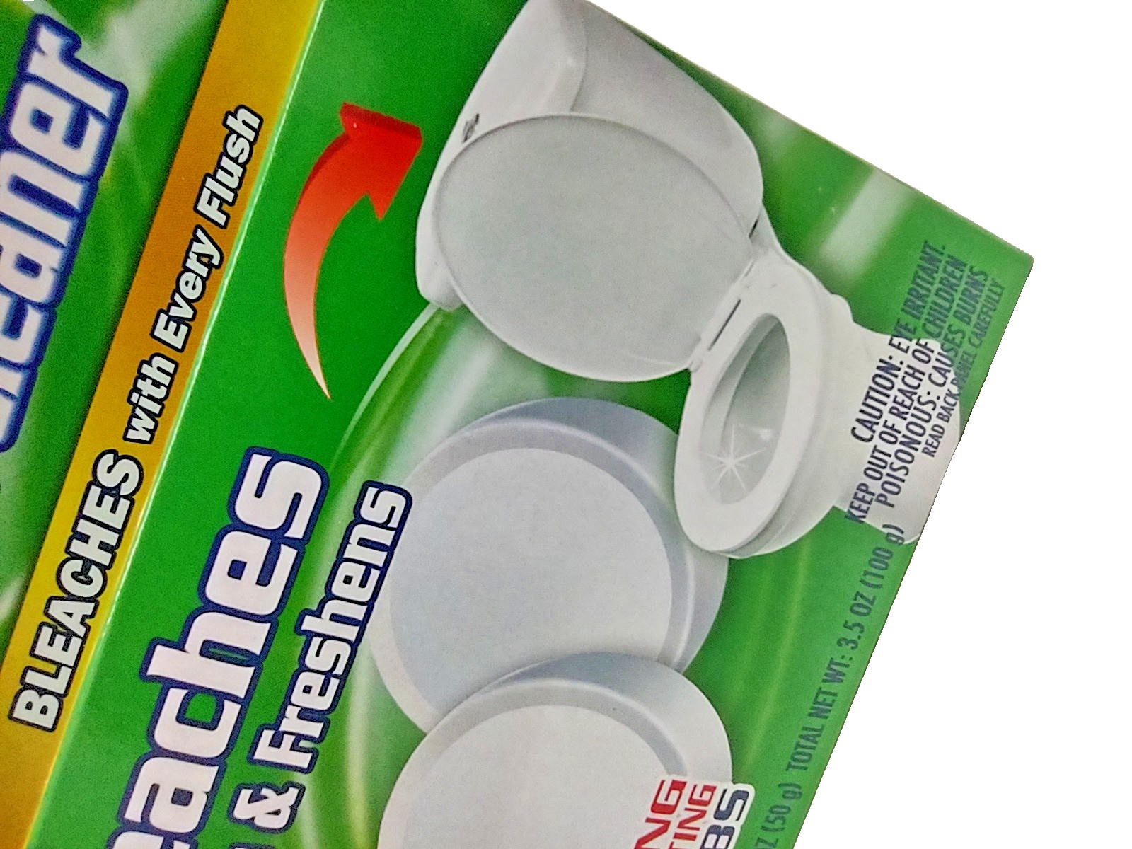 2 x Home.S Automatic Toilet Bowl Cleaner BLEACHES CLEANS & FRESHENS 2-Tabs/Box