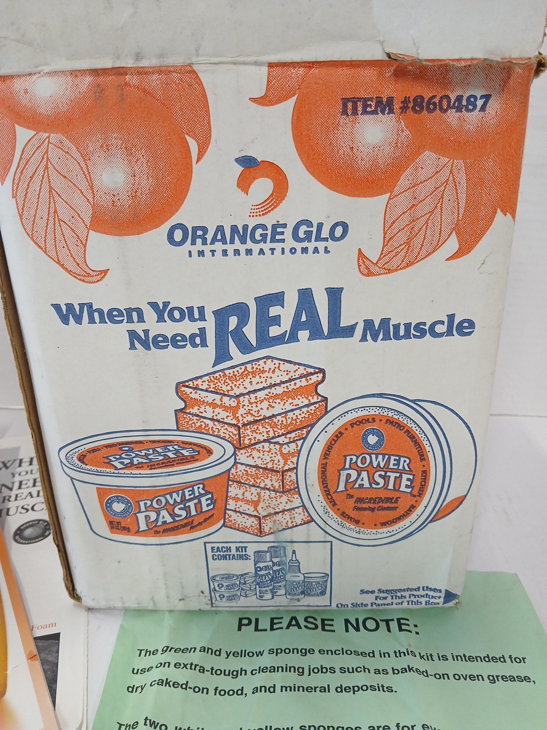 Orange Glo Power Paste Kit New Open Box