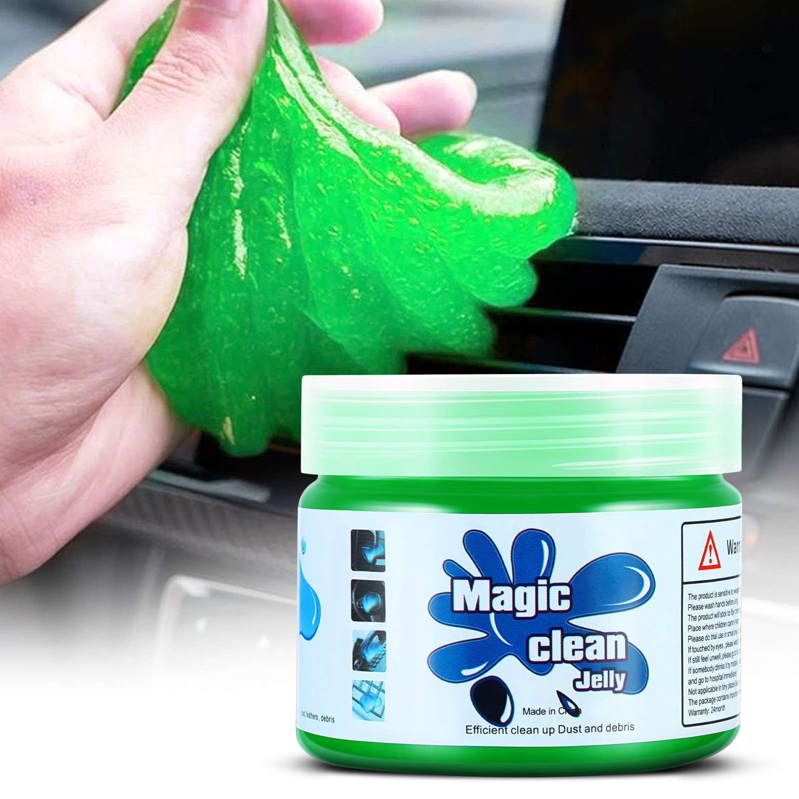Cleaning Gel Jelly Multi Purpose Keyboard Laptop Home Dust Remove Sticky Green