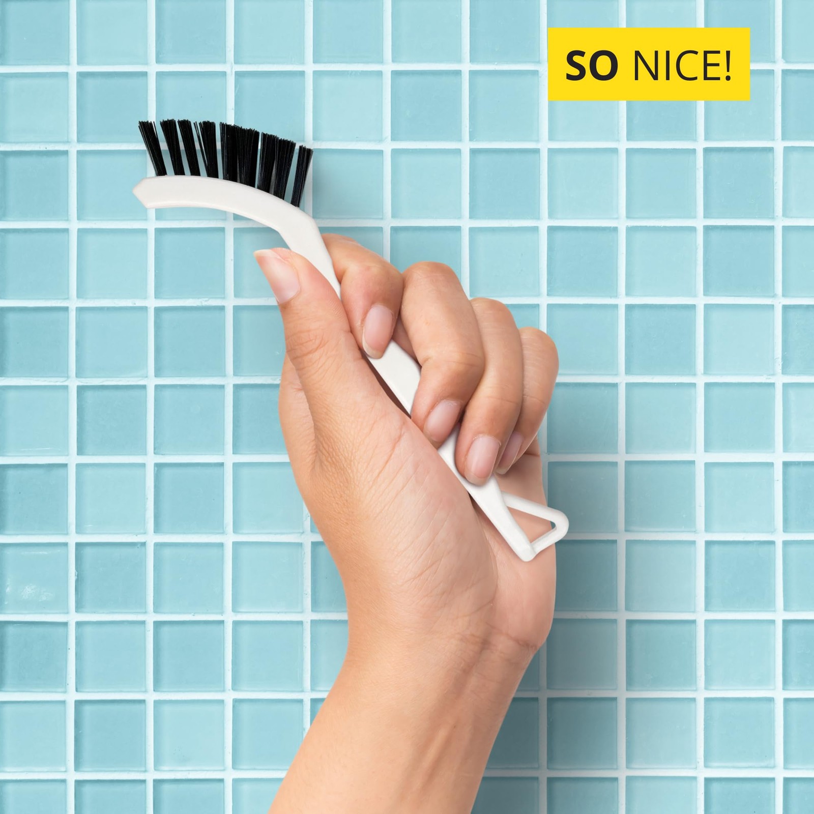 6-Pack Grout Cleaner Brush Scrub Set – Stiff Bristle Scrubbing & Detail Clean…