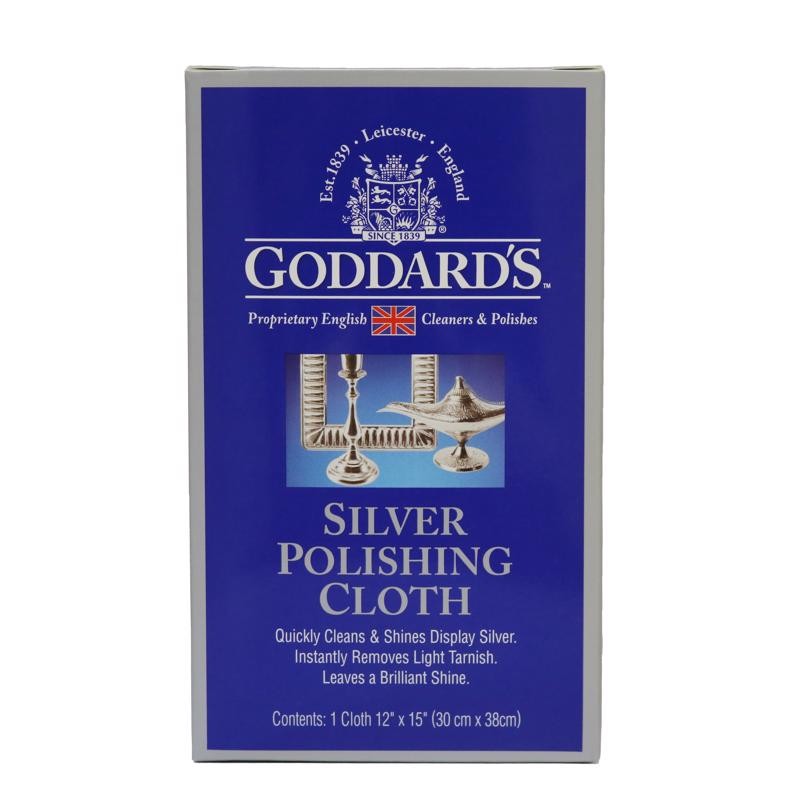 Goddard’s 707684 Silver Polishing Natural Cotton Care Cloth (Pack of 6)