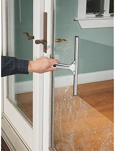 Unger Professional 12” Stainless Steel Window & Glass Cleaning Squeegee
