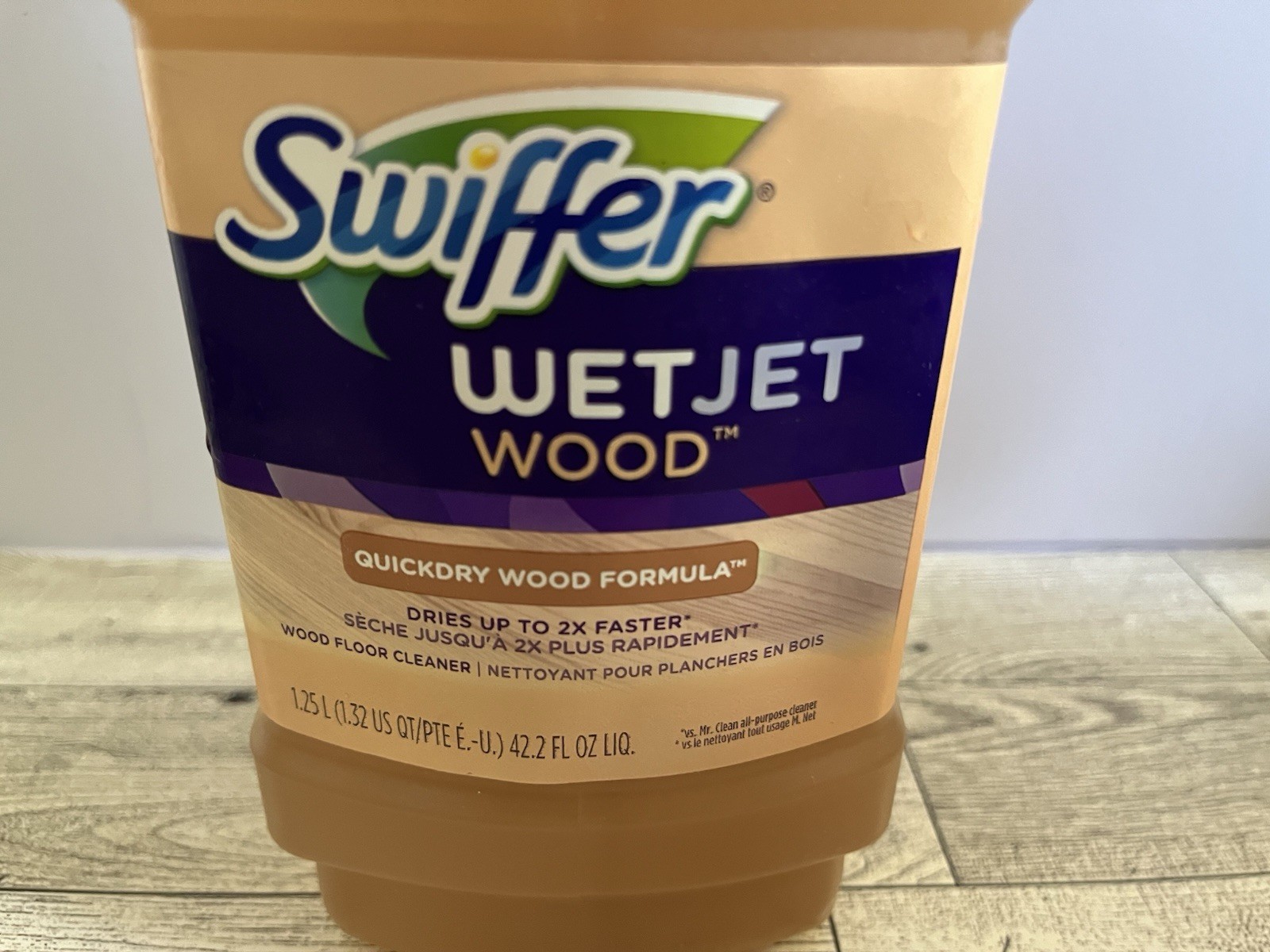 Swiffer WetJet Wood QuickDry Wood Formula Cleaner 42.2 fluid ounces 1.25 L