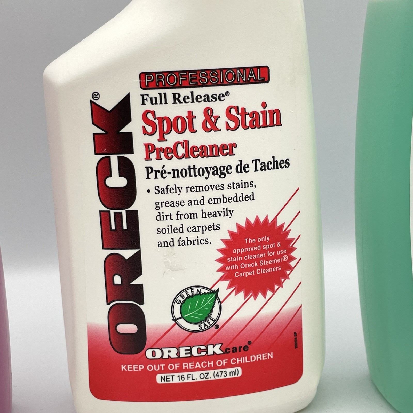 New Oreck Full Release Cleaner Cartridge Lot 3 Upholstery Spot Stain Allergen