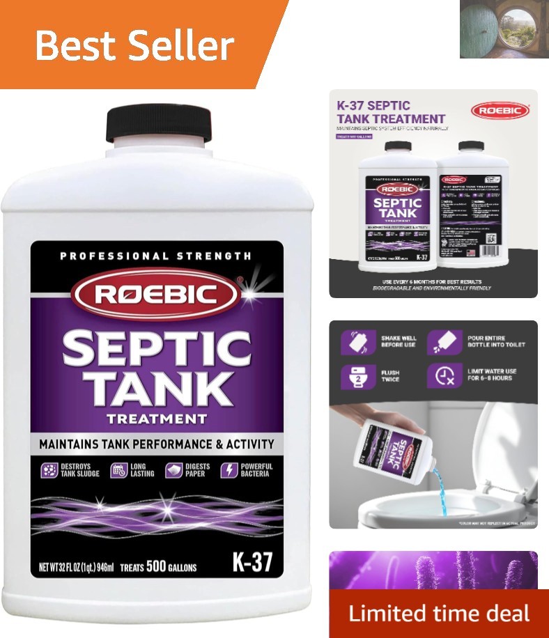 Clog-Free Living: 32 Oz Septic Treatment – Eco-Friendly & Effective Solution
