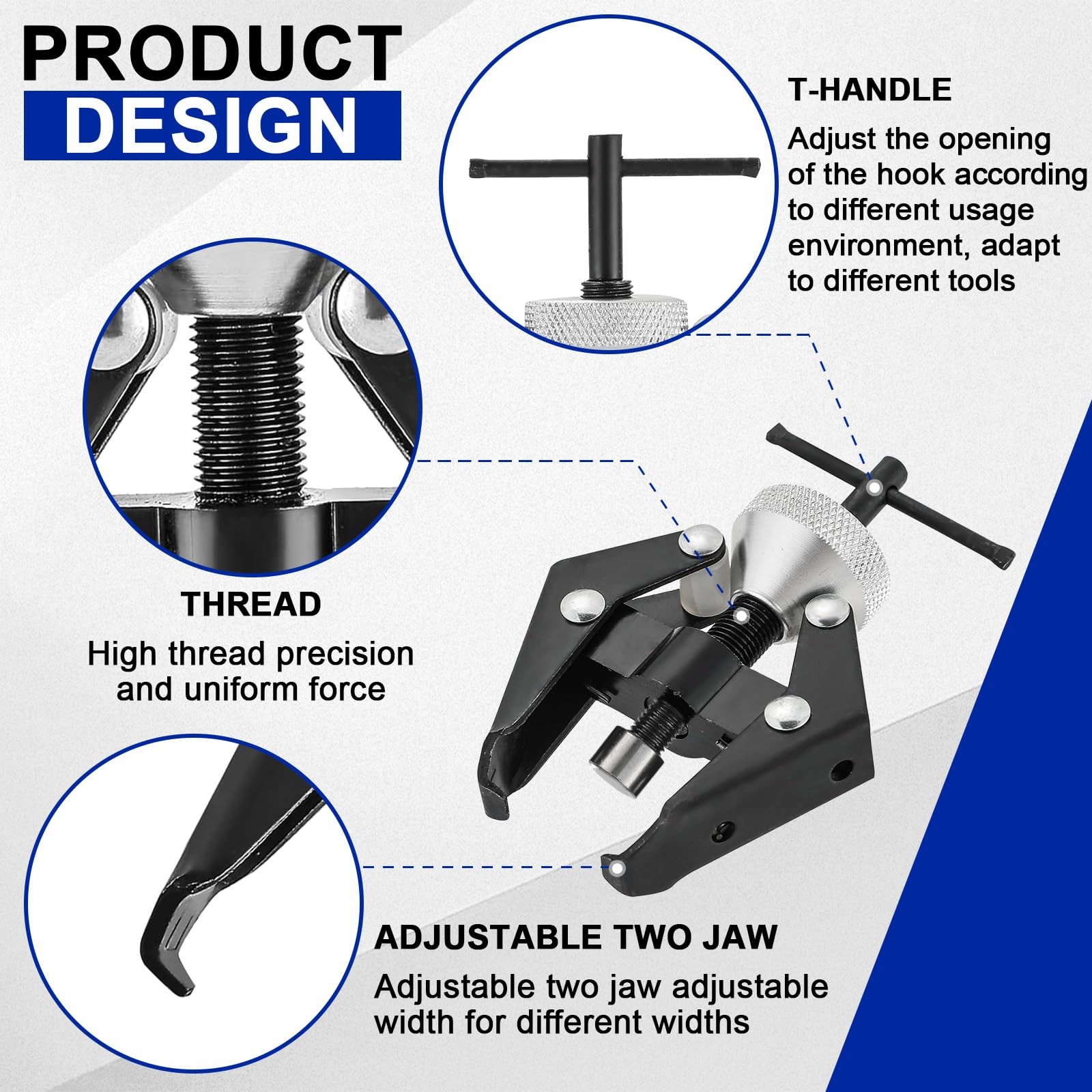 HeavyDuty Battery Terminal Wiper Arm Puller 628mm for Car Repair