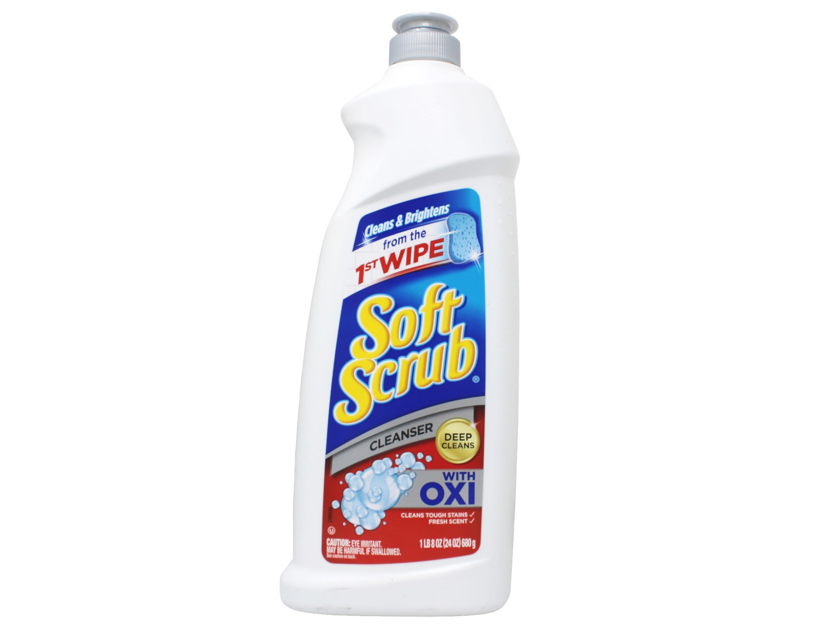 Soft Scrub Multi-Purpose Cleanser with OXI, Surface Cleaner, 24 Ounce