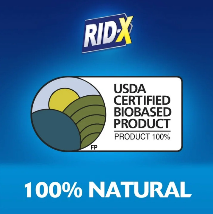 Rid-X Septic Tank Treatment Cleaning Powder, 3 Month Supply, 29.4oz