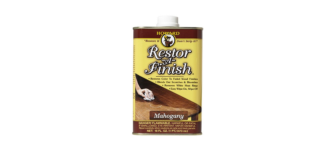 Howard RF5016 Restor-A-Finish Wood Finish, Mahogany, 16 oz.