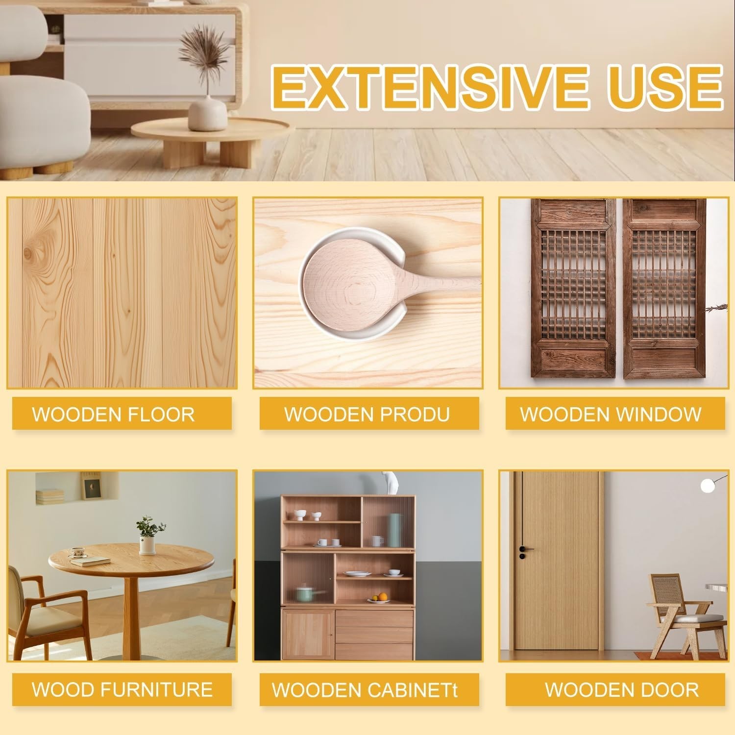 Natural Beeswax Spray: 2PCS Furniture Polish for Long-lasting Shine & Protection