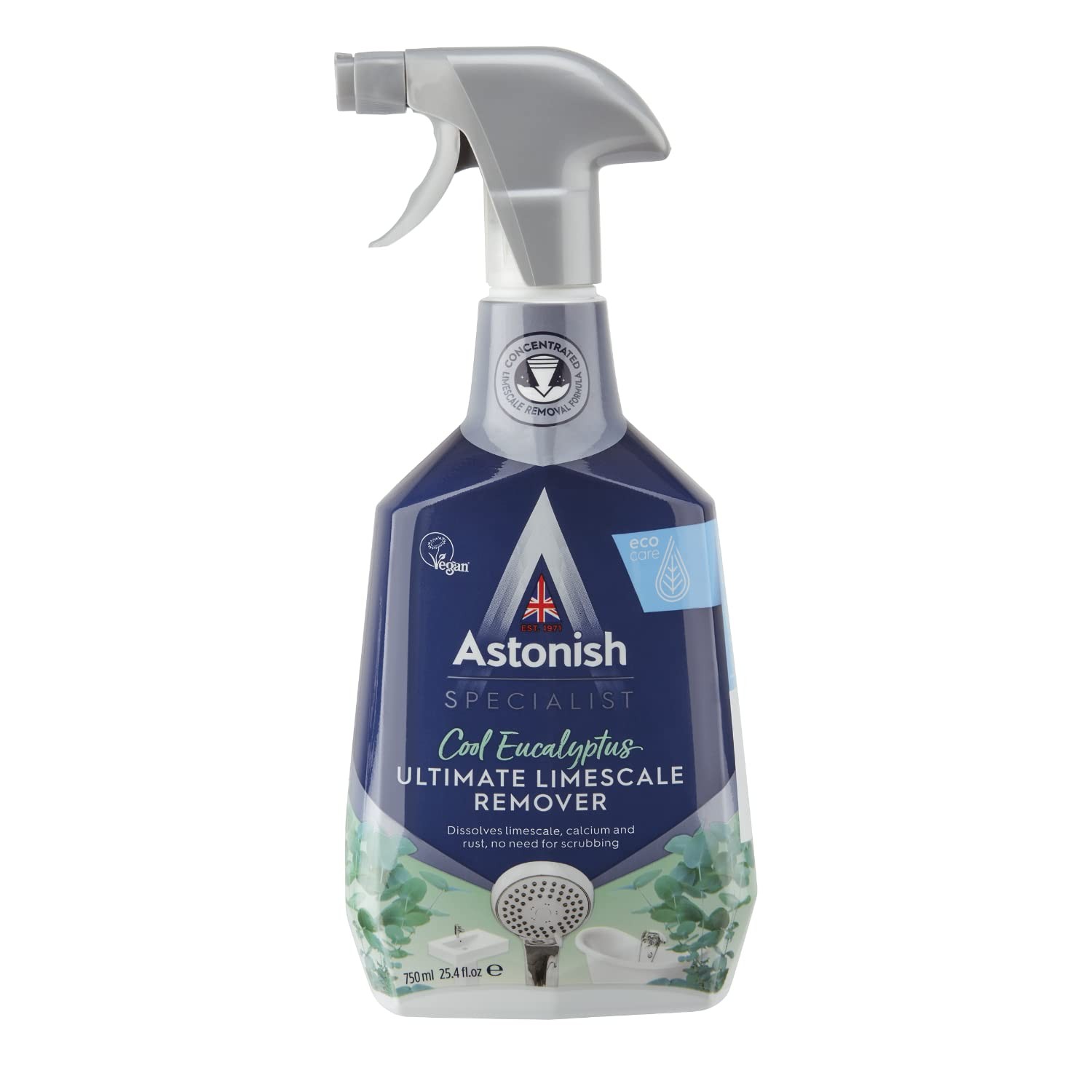 Astonish Specialist Ultimate Limescale Remover Cool Eucalyptus No Scrub Cleaner