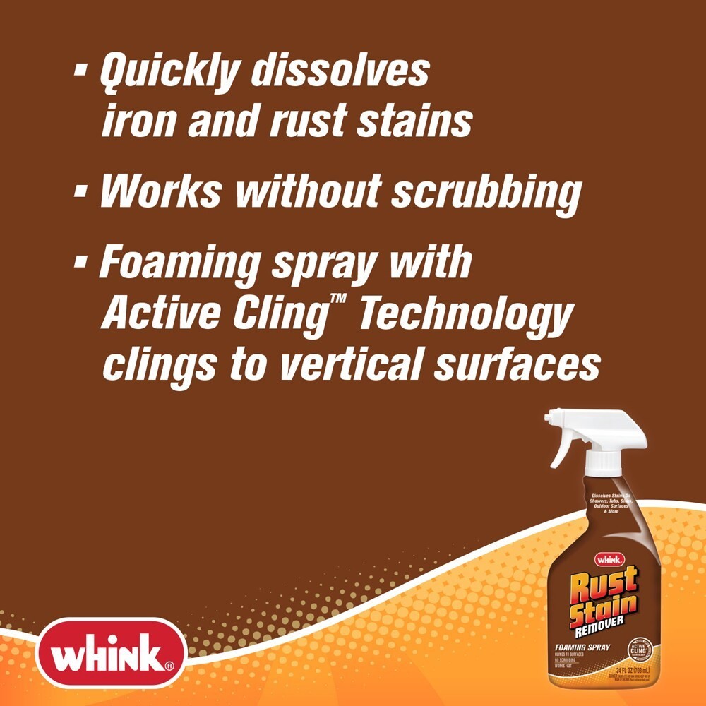 Whink 349944 Foaming Rust Stain Remover 24 oz