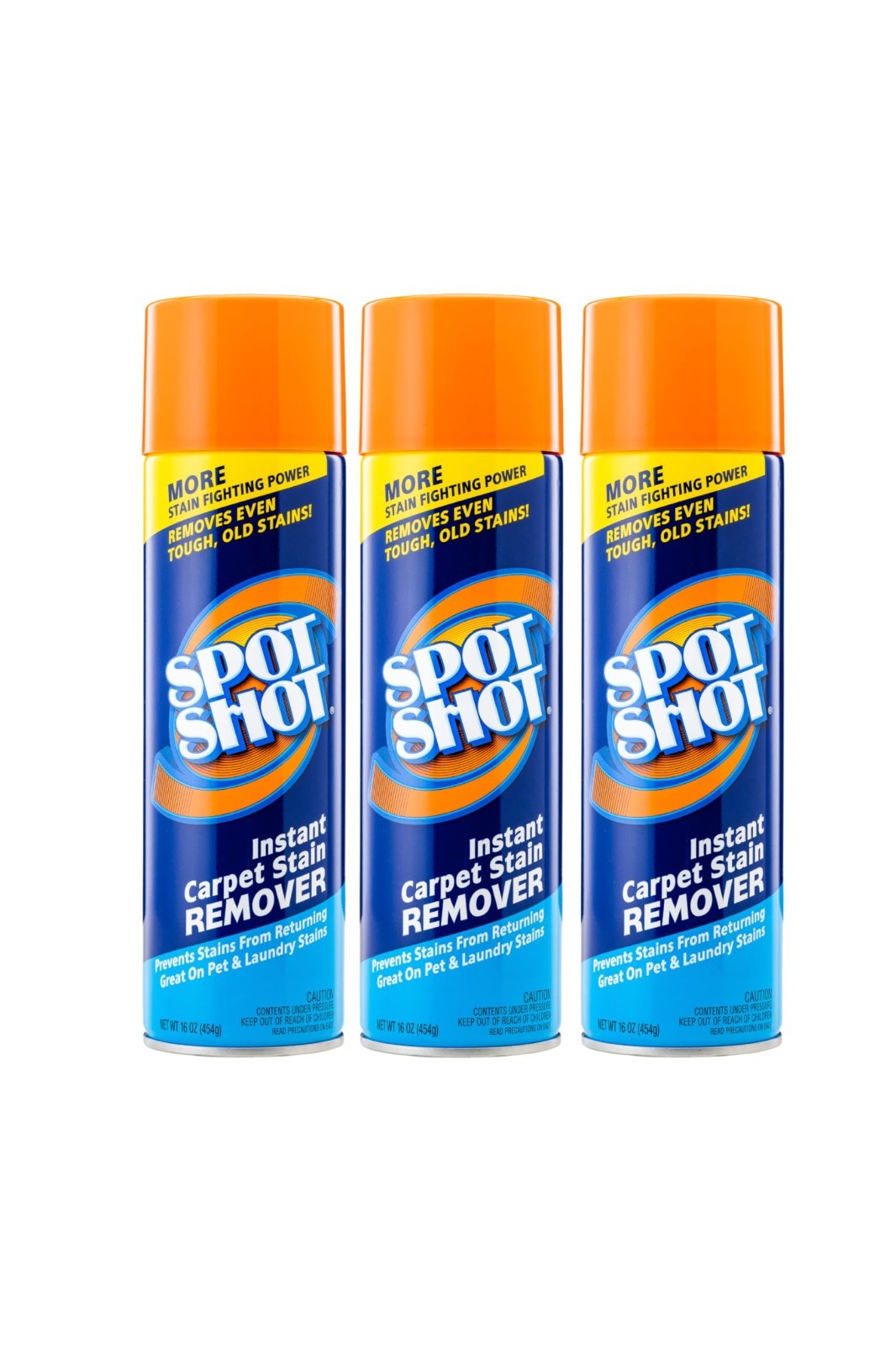 Instant Carpet Stain Remover 16 OZ – Powerful Spot Cleaner, 3-Pack for Tough Sta