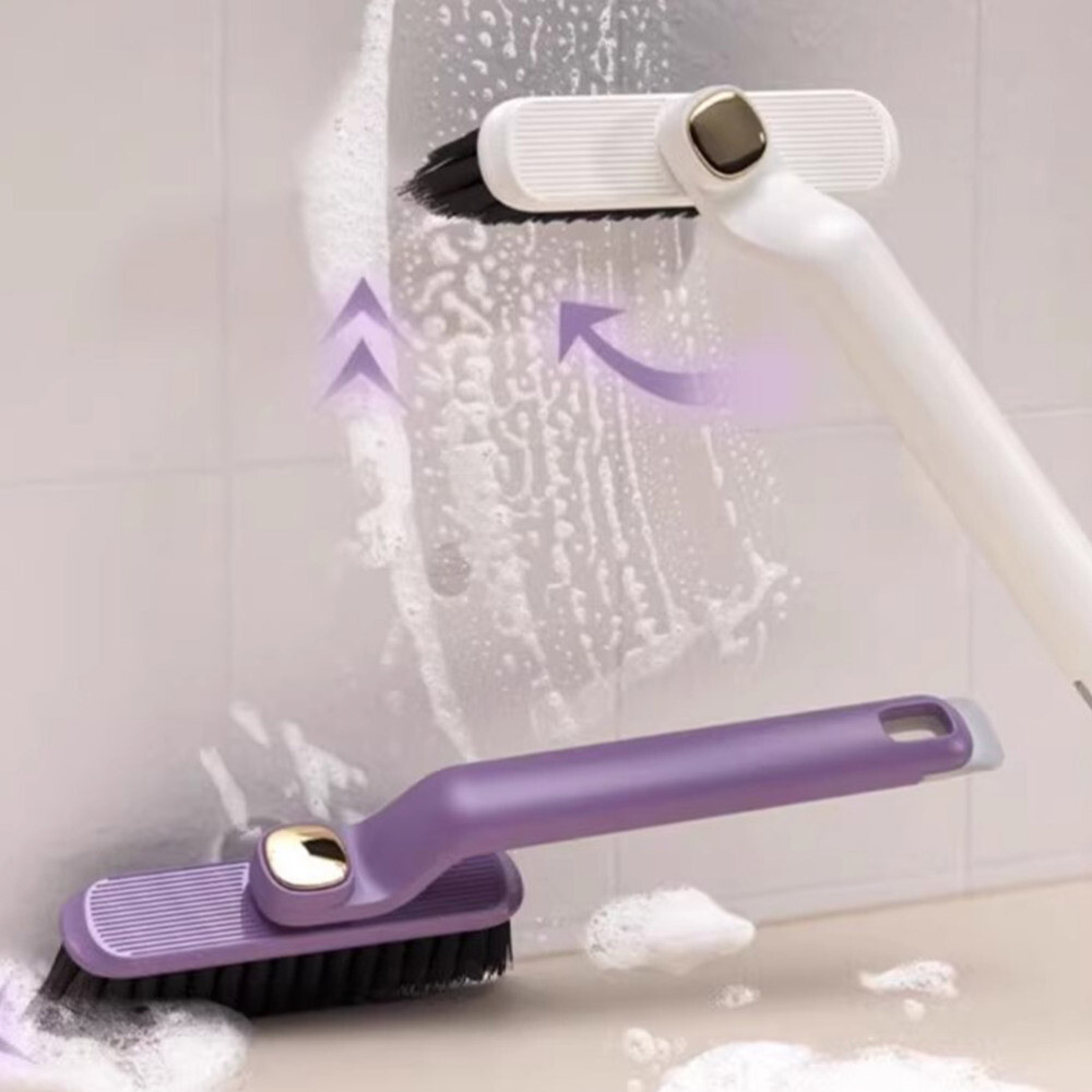 3PCS Practical Brush Rotating Crevice Cleaning Brush Hand-held Rotating Brush