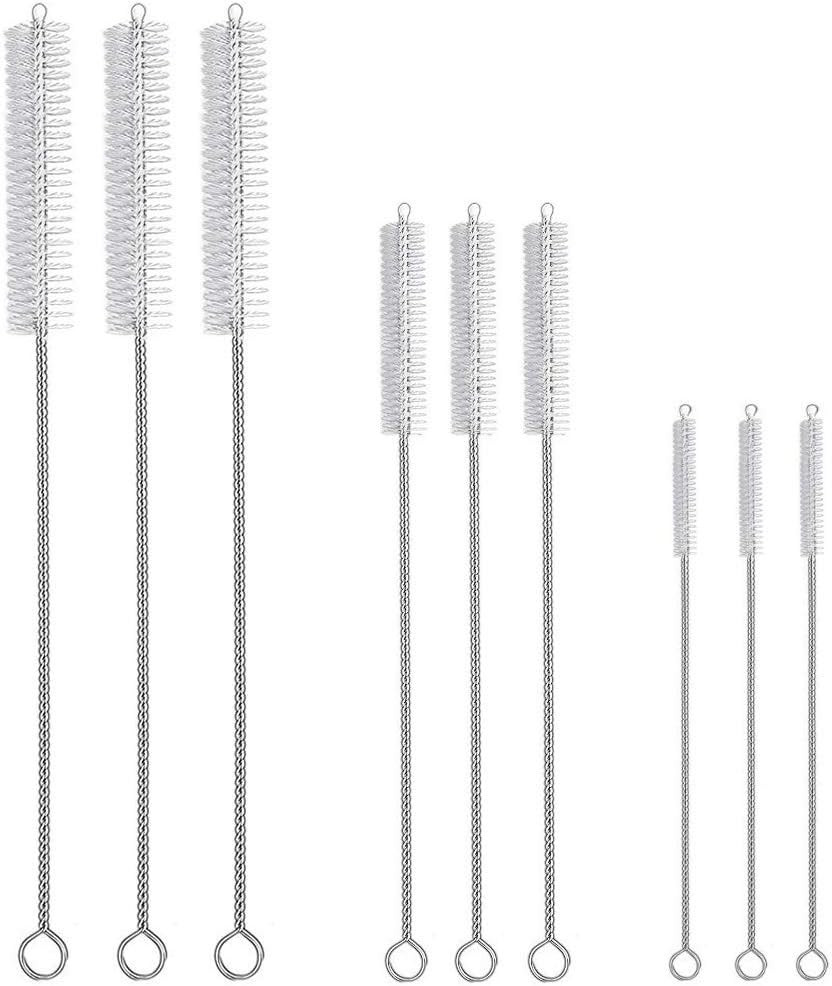 9-Piece Straw Cleaner Brush Kit – for Stanley Mug 40, 30, 20 Oz, (3-Size) Extra