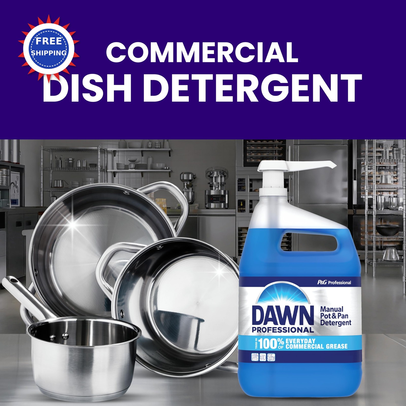 Dawn Professional Dishwashing Liquid Soap Detergent Bulk Degreaser 5 g