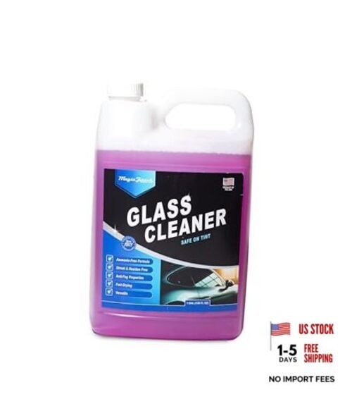 Car Glass Cleaner (1 Gallon) – Ammonia-Free Window 128 Fl Oz (Pack of 1)
