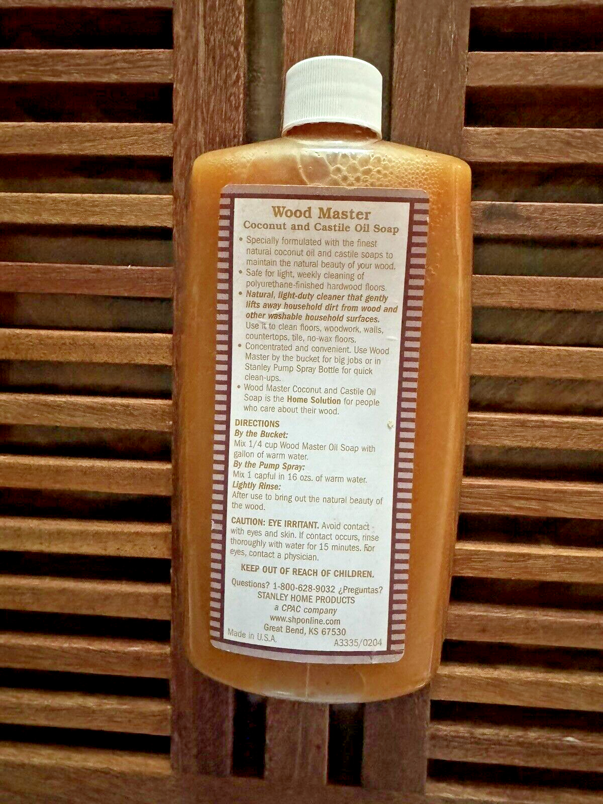 Stanley Home Products – Wood Master Coconut & Castile Oil Soap -NOS
