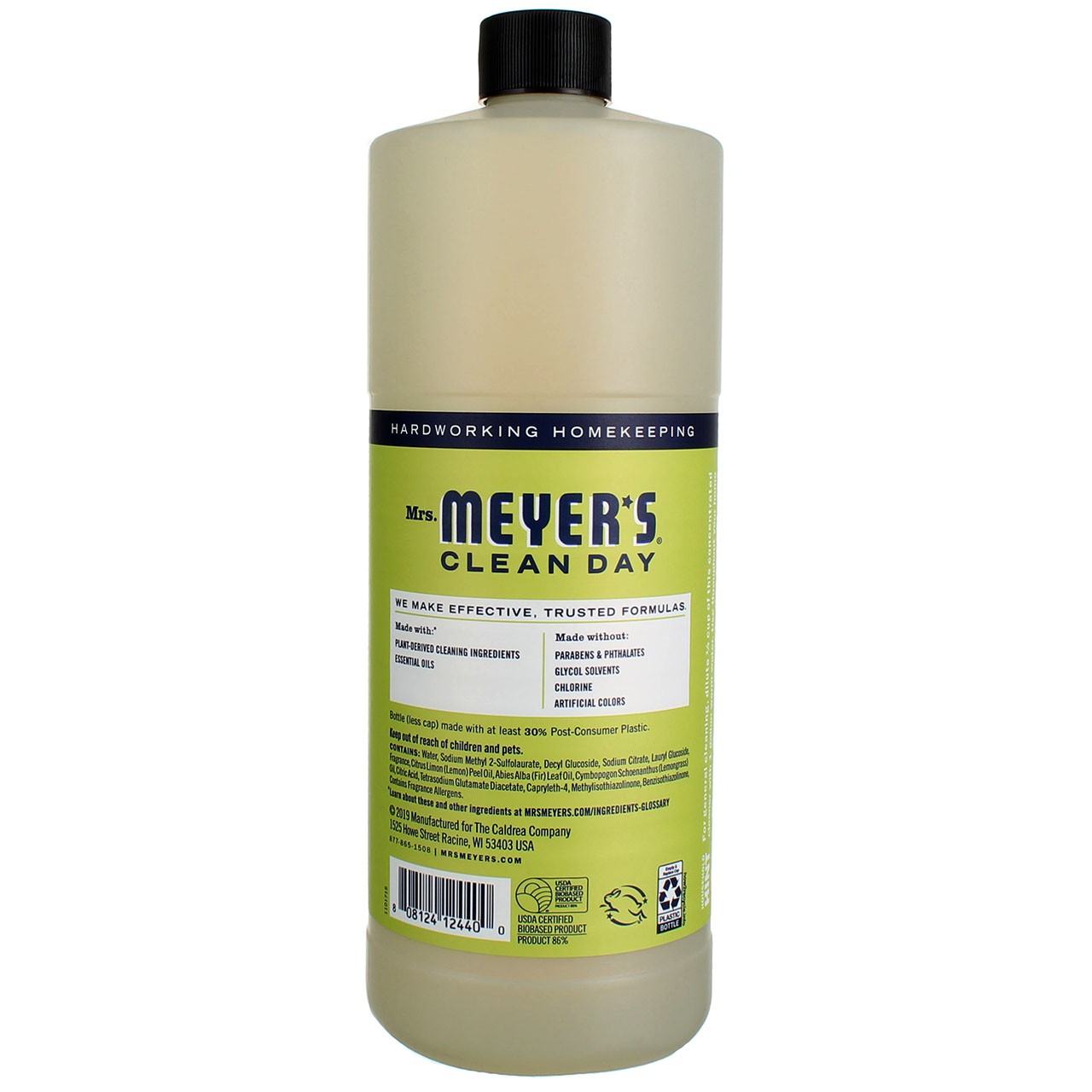 Mrs. Meyer’s Clean Day Multi-Surface Concentrate, Lemon Verbena, 32 fl oz