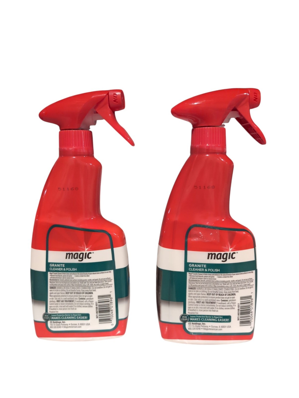Magic Granite Cleaner & Polish Marble Natural Stone Spray x2 Non-Aerosol Pump