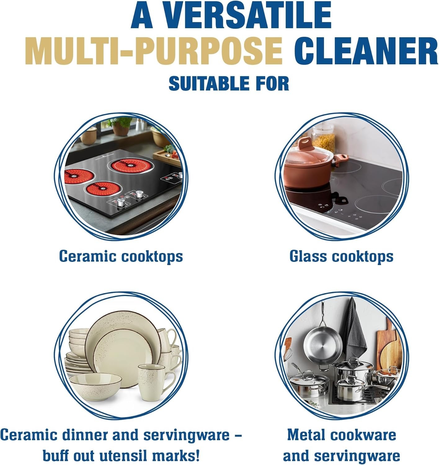 Cooktop Cleaner 2 x3 oz Multipurpose Liquid Stovetop Cleanser – Safe for Use …
