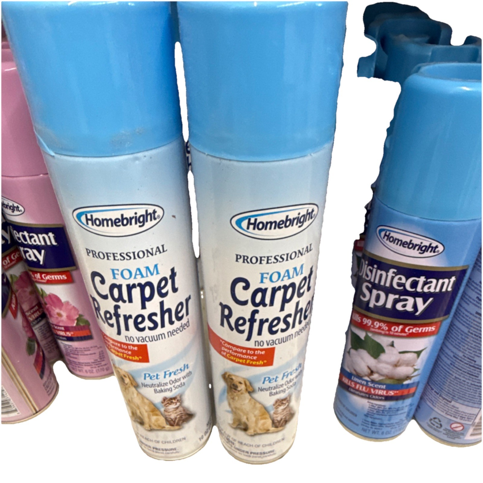 Homebright Foam Carpet Refresher Pet Fresh Scent 19 oz No Vacuum Needed