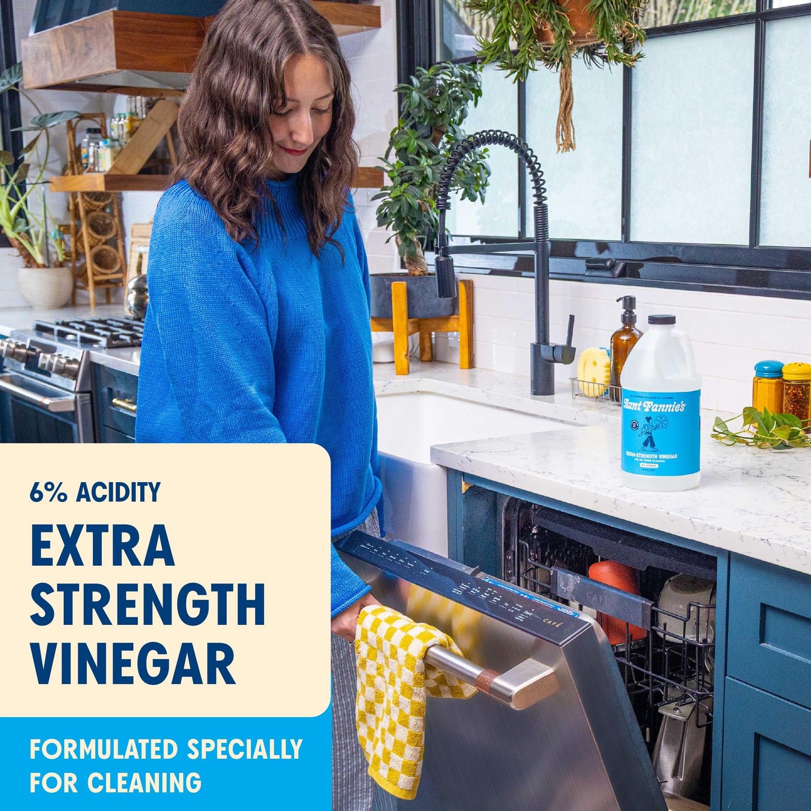 Aunt Fannie’s Extra Strength Cleaning Vinegar, 64 Ounce, 64 Fl Oz (Pack of 1)