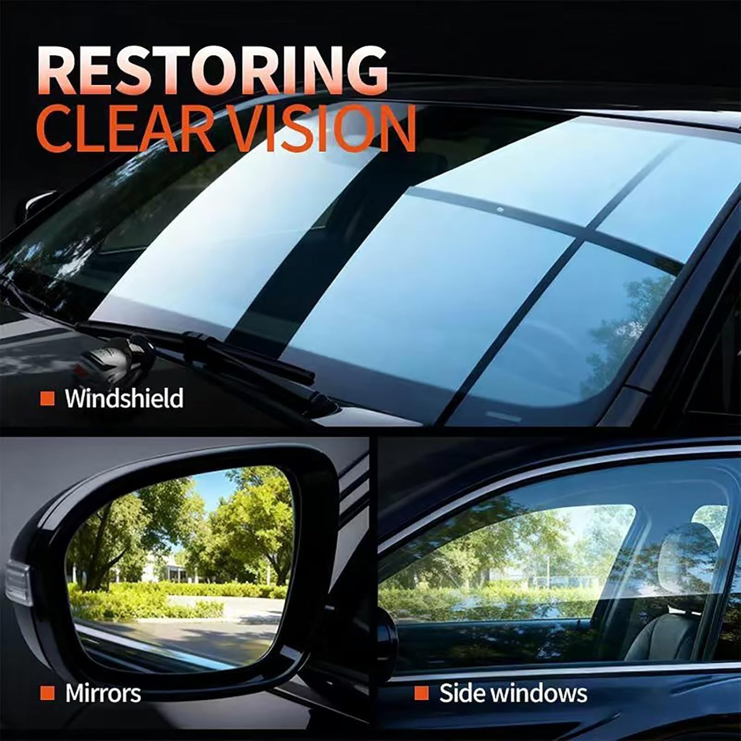OGAS GLASS COMPOUND CLEANER – OILY FILM REMOVER AND CLEANER CAR WINDSCREEN TL