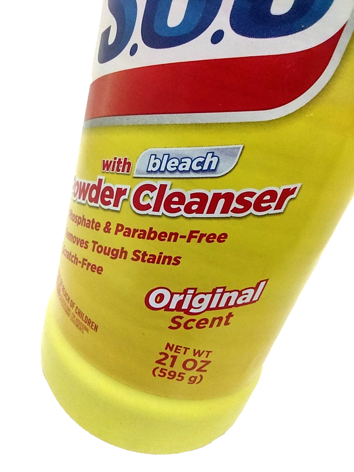 ( Lot 4 ) Clorox S.O.S Cleanser Powder w/Bleach Original Scent 21 oz Each Bottle
