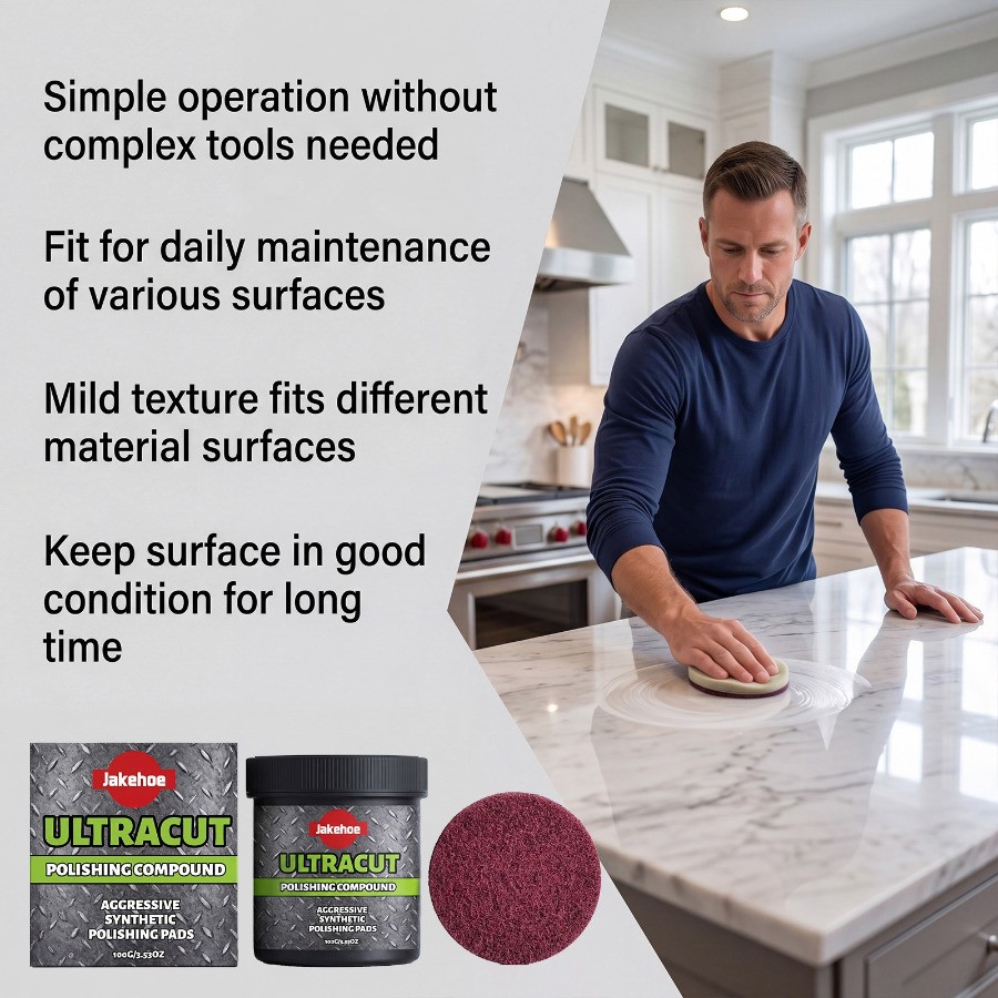Surface Restoration Polish With Pad, Ultracut Polishing Compound 150g New
