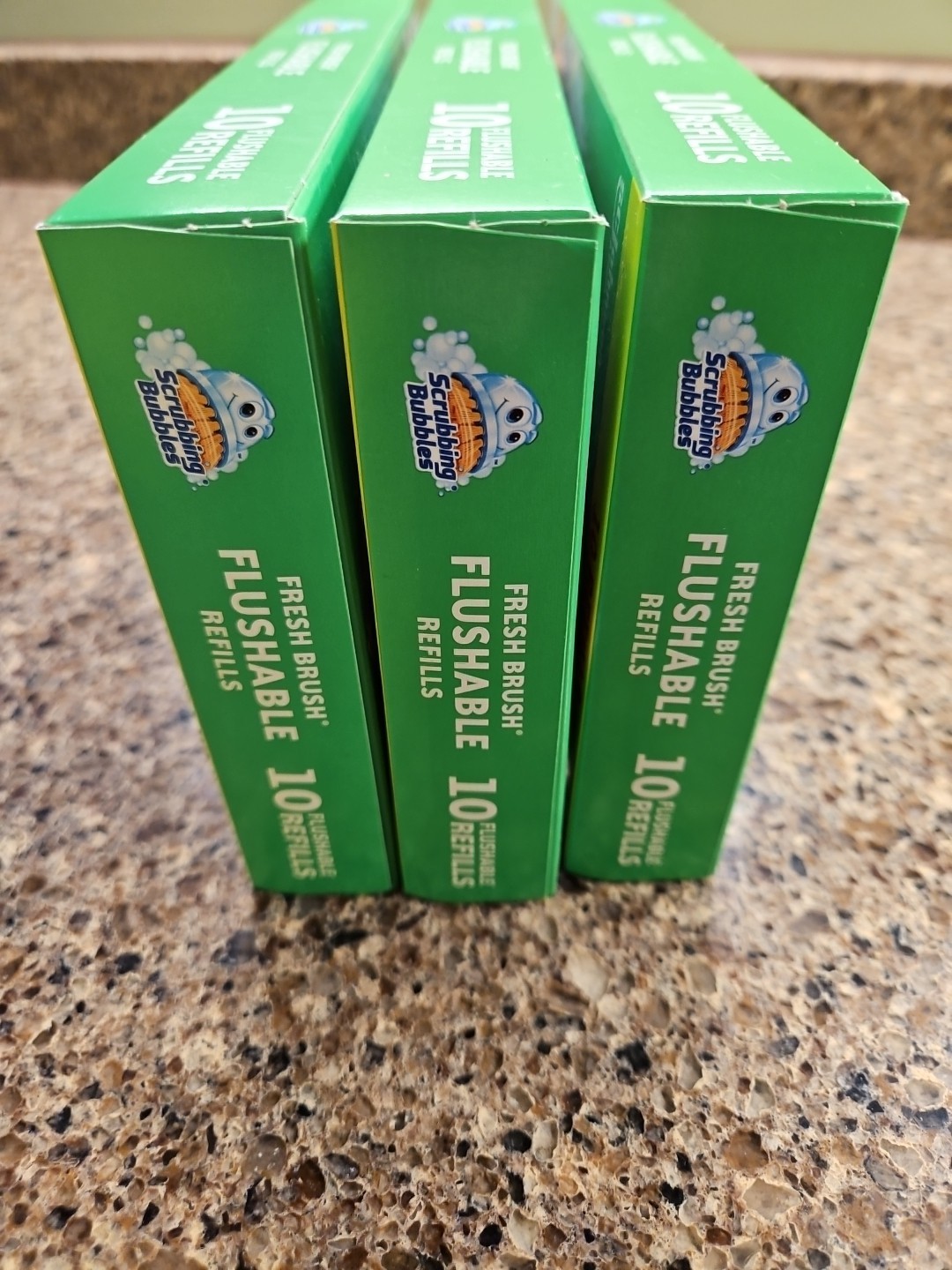 Scrubbing Bubbles 10 pack Lot of 3 Flushable Pads Toilet Cleaning Refills Only