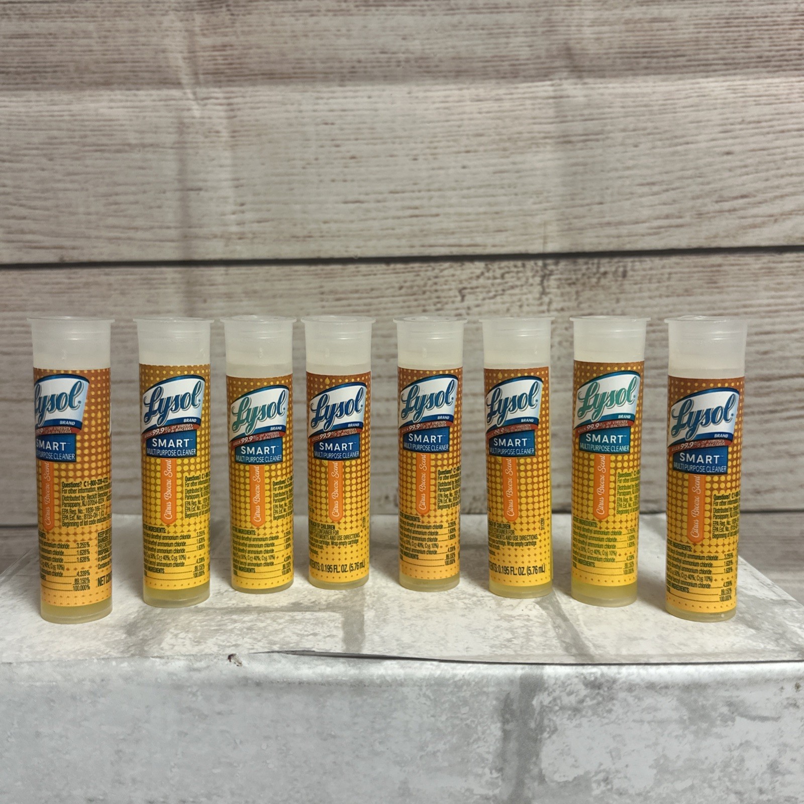 Lysol SMART Refill Multi-Purpose Cleaner 8 Cartridges, Citrus Breeze New