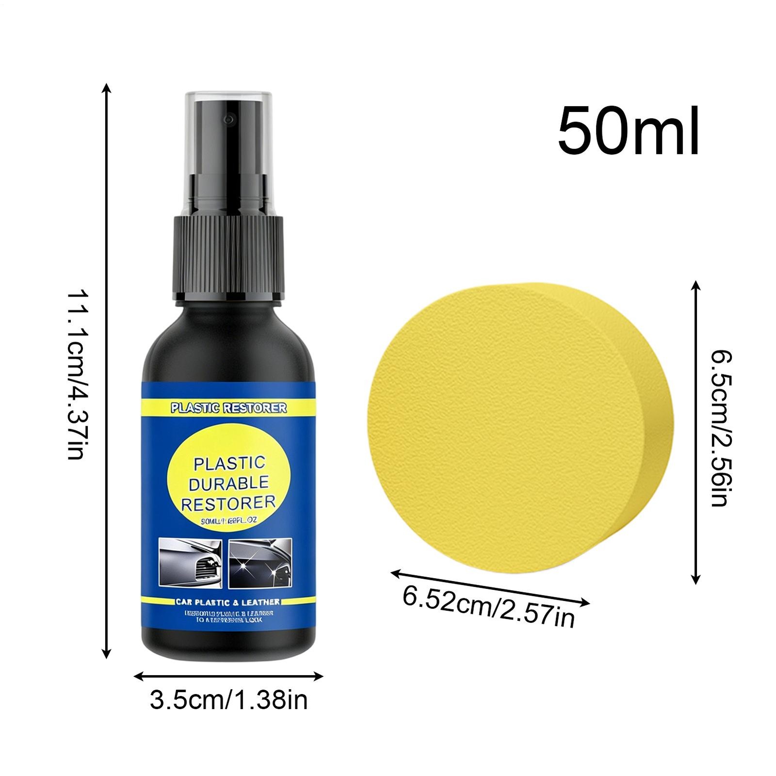 Interior Cleaner Car Detailing 50ml UV Protection Long Lasting Automotive