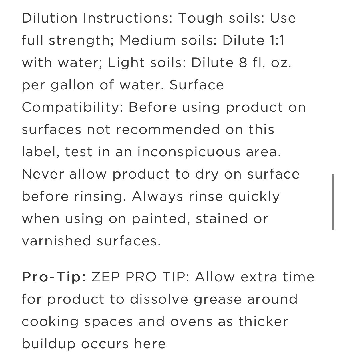 ZEP Heavy-Duty Citrus Degreaser & Cleaner – Kitchen/Grease/Oil/Adhesives – 1 Gal
