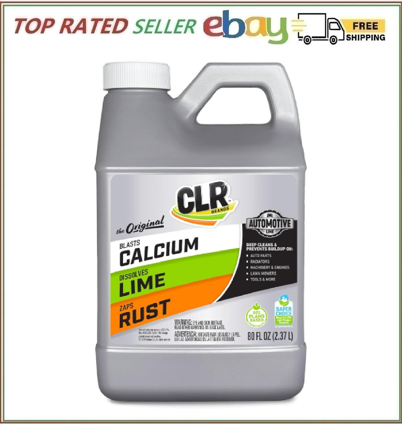 CLR Brands® Automotive Calcium Lime & Rust Remover Cleaner for Multiple