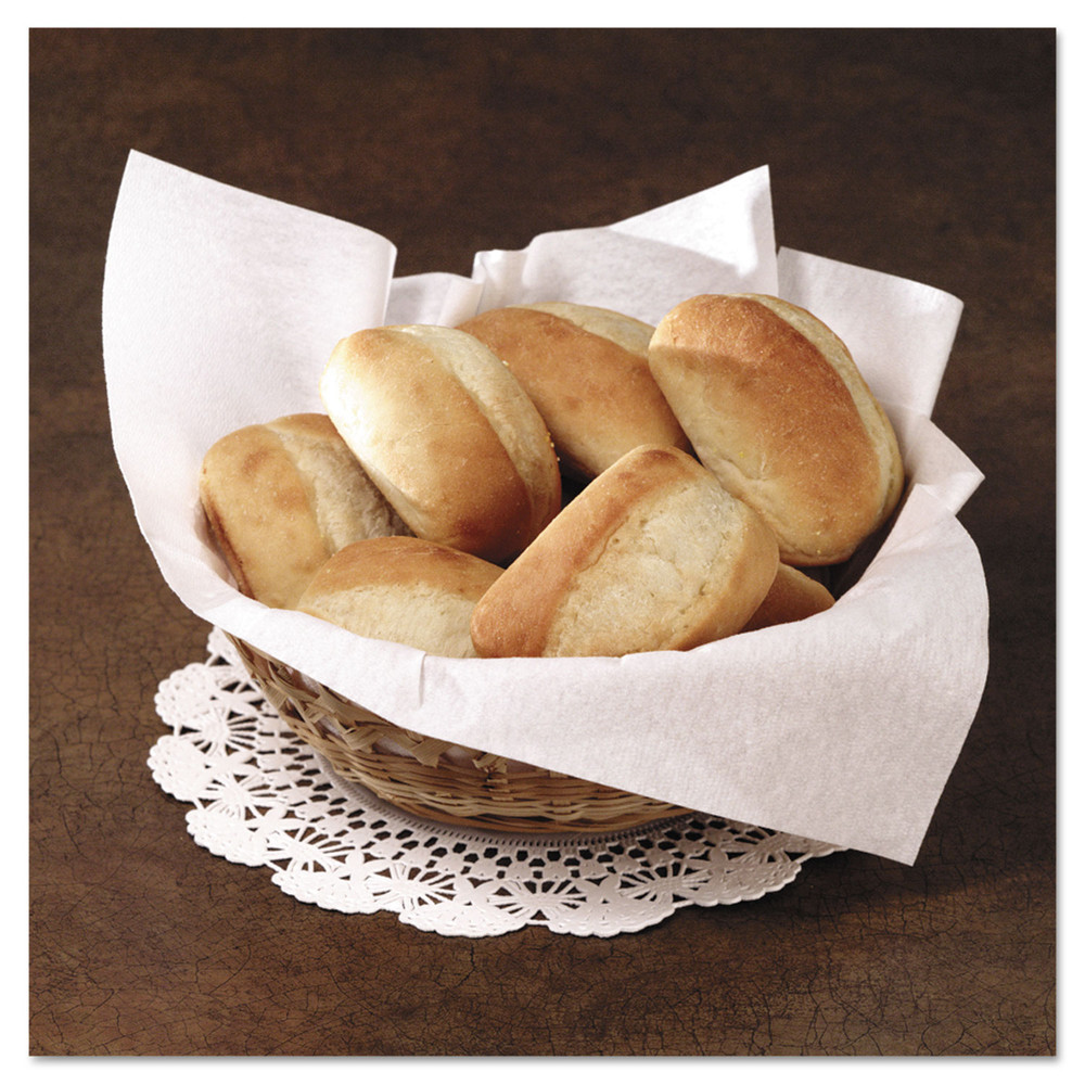 Hoffmaster 125023 Linen-Like Flat Pack Dinner Napkins – WHT (1000/Carton) New