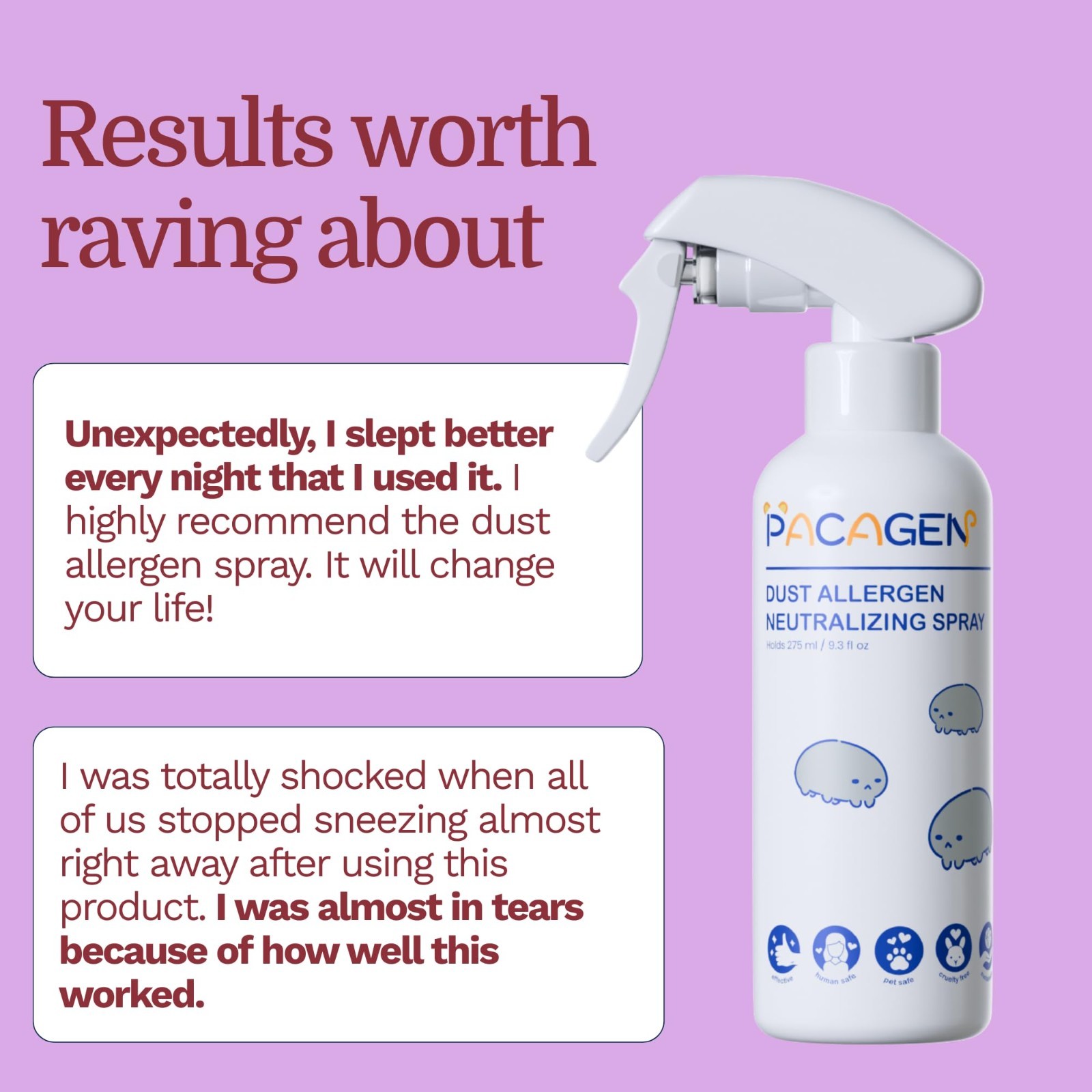 Allergen Neutralizing Spray for Home – Instant Results, Easy Use, Pet Friendly